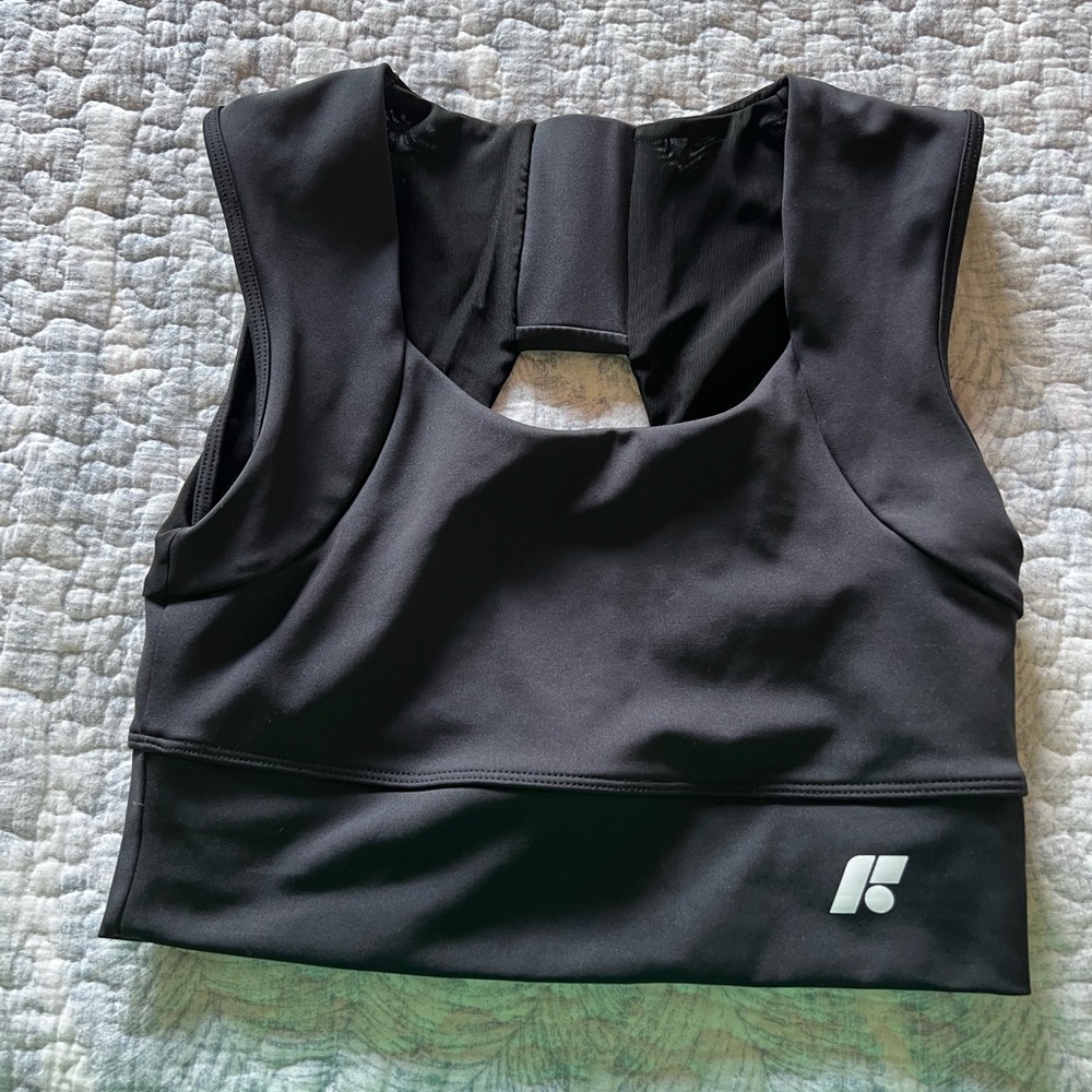 The Power Bra by Forme in Obsidian (black)